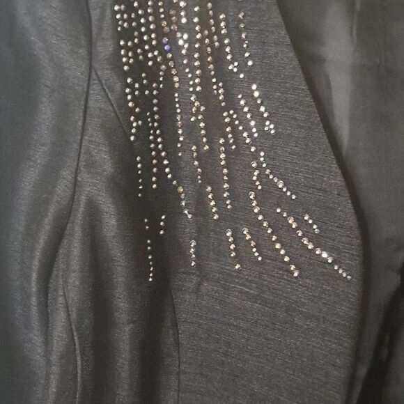 Takka black beaded jacket size 16 - Picture 3 of 6